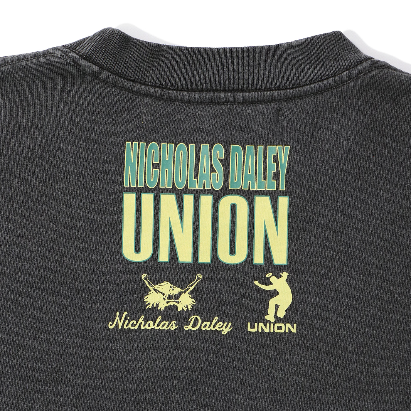 ニコラス　チャコールグレーXS UNION X NICHOLAS DALEY CREW｜NICHOLAS DALEY｜TOPS（トップス