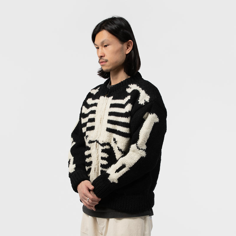 MacMahon Knitting Mills（マクマホンニッティングミルズ）/ TOPS（トップス）/ Knit MA1-Bone商品 / BLK/WHT