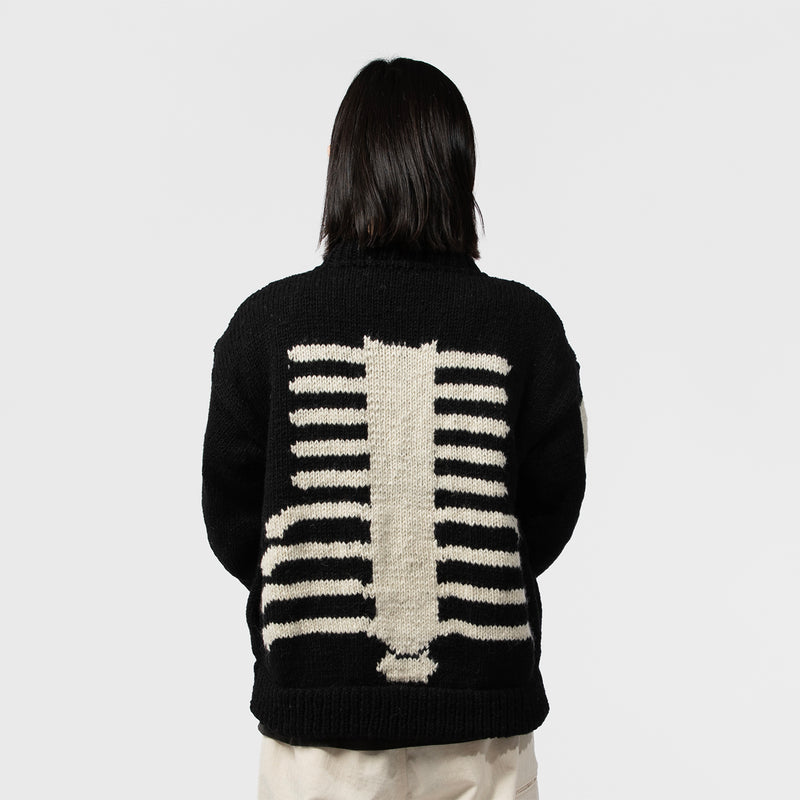 MacMahon Knitting Mills（マクマホンニッティングミルズ）/ TOPS（トップス）/ Knit MA1-Bone商品 / BLK/WHT