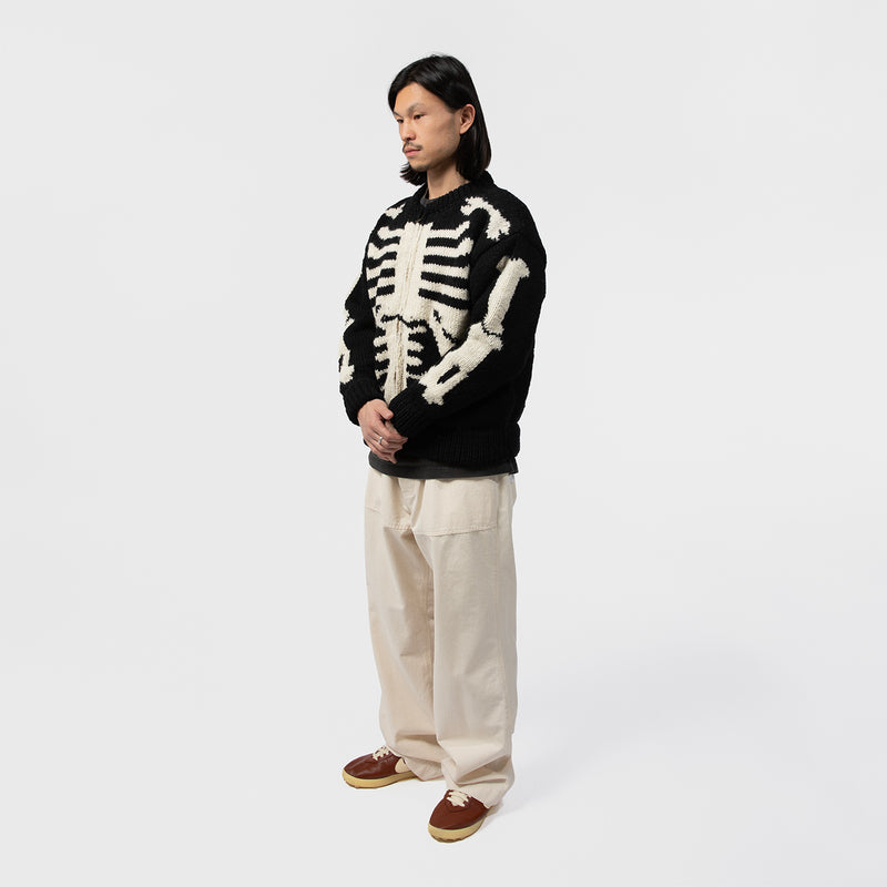 MacMahon Knitting Mills（マクマホンニッティングミルズ）/ TOPS（トップス）/ Knit MA1-Bone商品 / BLK/WHT