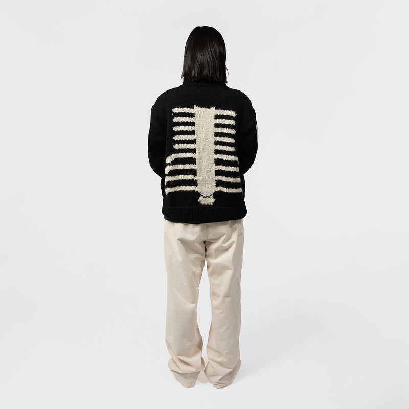 MacMahon Knitting Mills（マクマホンニッティングミルズ）/ TOPS（トップス）/ Knit MA1-Bone商品 / BLK/WHT