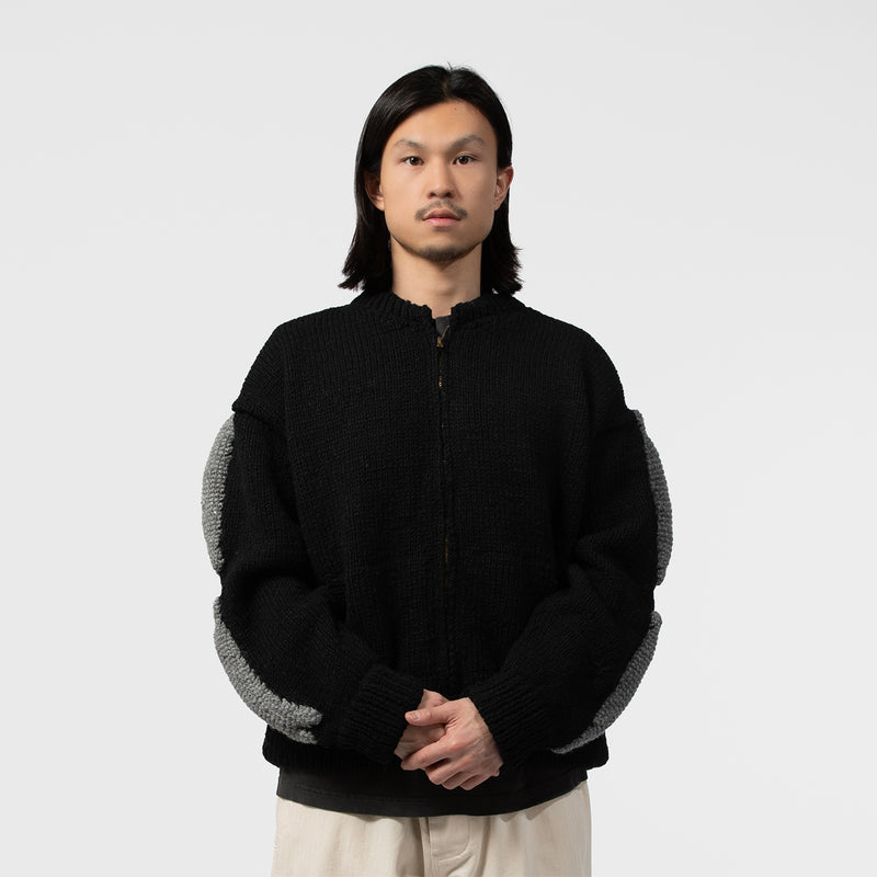 MacMahon Knitting Mills（マクマホンニッティングミルズ）/ TOPS（トップス）/ Knit MA1-3D Bone商品 / BLK/WHT