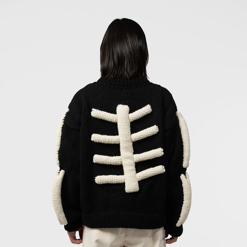 MacMahon Knitting Mills（マクマホンニッティングミルズ）/ TOPS（トップス）/ Knit MA1-3D Bone商品 / BLK/WHT