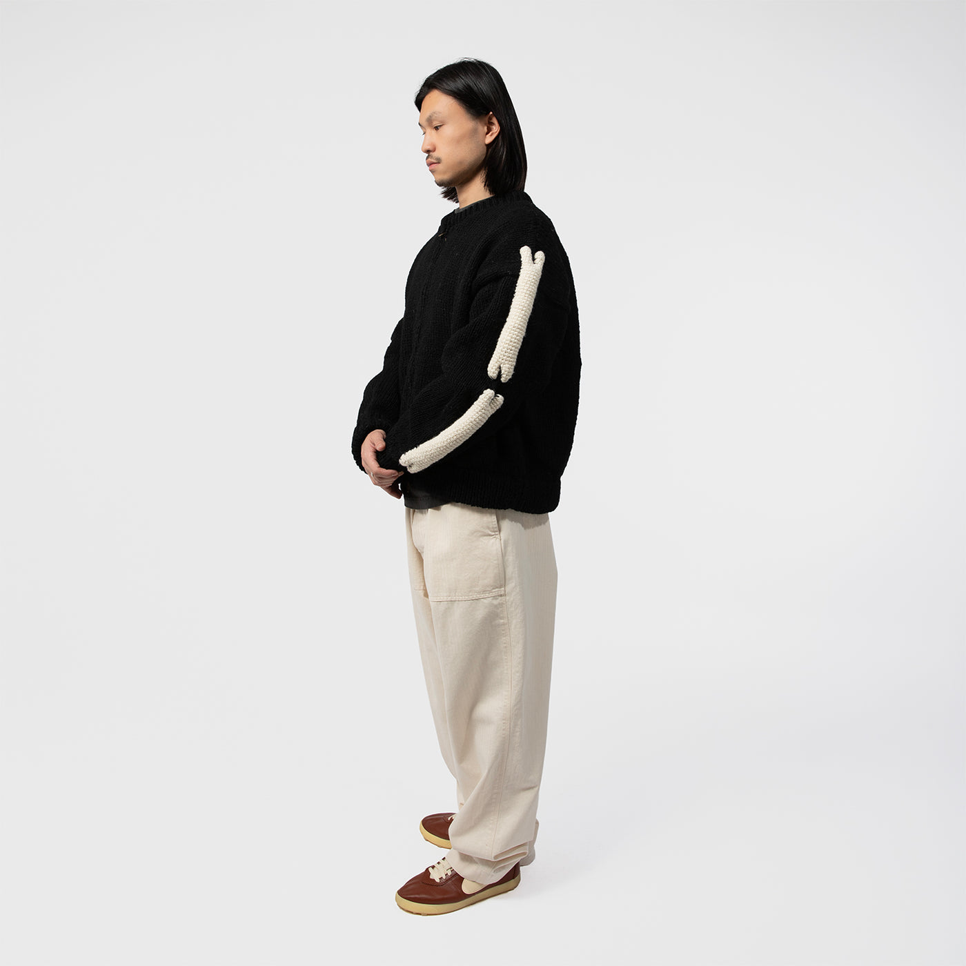 KNIT MA1-3D BONE｜MACMAHON KNITTING MILLS｜TOPS（トップス
