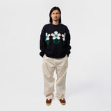 MacMahon Knitting Mills(マクマホン ニッティング ミルズ)｜Crew Neck Knit-3Flowers(クルーネックニット3フラワーズ)｜【公式通販 UNION TOKYO】｜ユニオントーキョー
