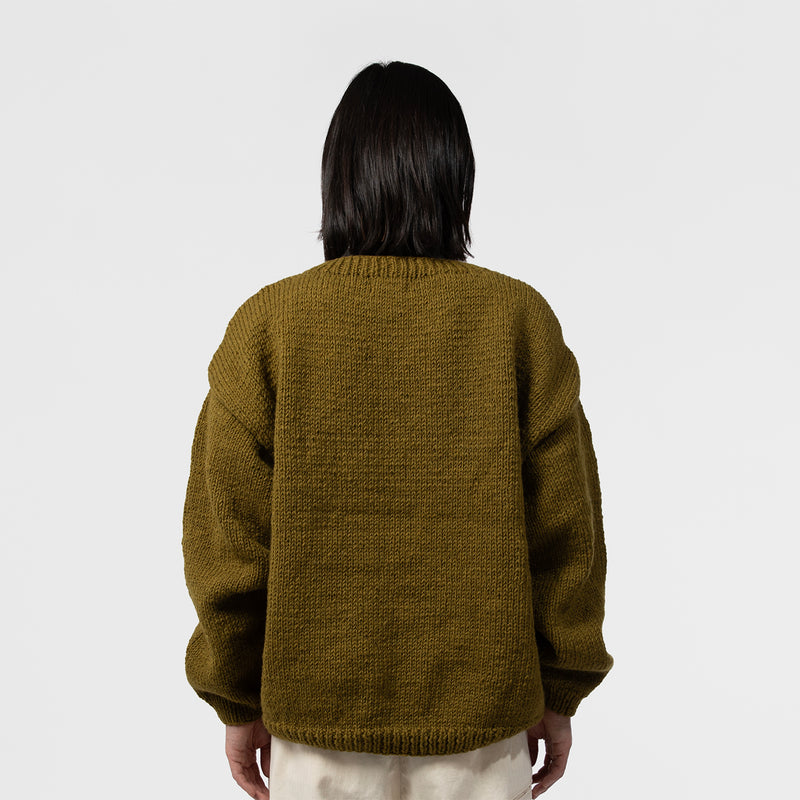 MacMahon Knitting Mills（マクマホンニッティングミルズ）/ TOPS（トップス）/ Crew Neck Knit-3Flowers商品 / NAVY