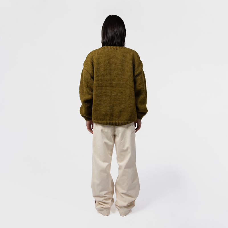 MacMahon Knitting Mills（マクマホンニッティングミルズ）/ TOPS（トップス）/ Crew Neck Knit-3Flowers商品 / NAVY