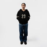 FOOT BALL KNIT HOODIE