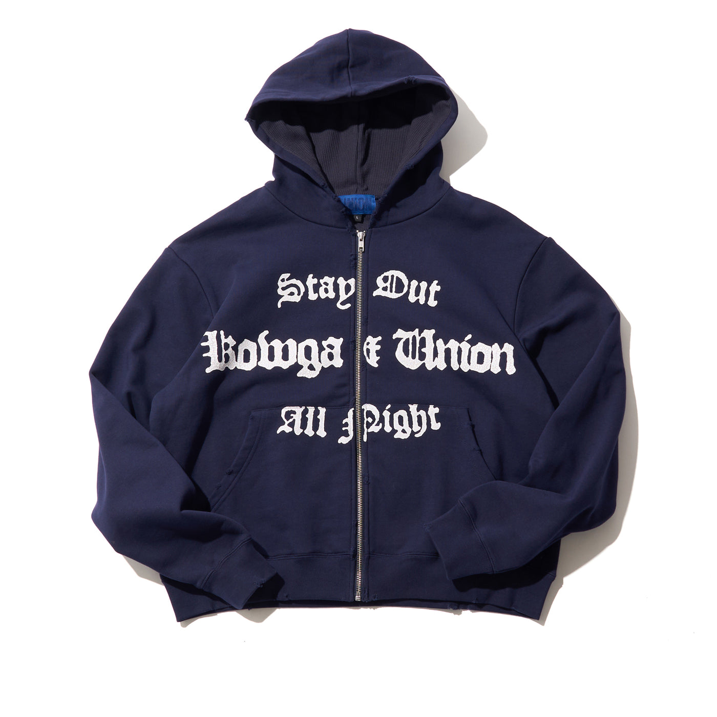 【新品】CE LOGO TAPE HOODIE RELAXED FIT ネイビー FADE ZIP HOODIE｜KOWGA｜TOPS（トップス）｜【公式通販 UNION TOKYO