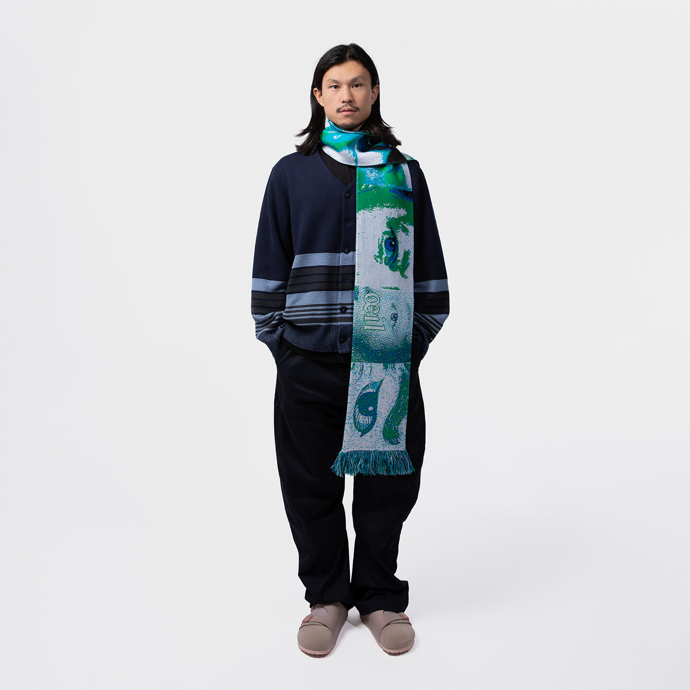 BLUE OEIL SCARF｜MONTMARTRE NEW YORK｜ACCESSORIES（アクセサリー