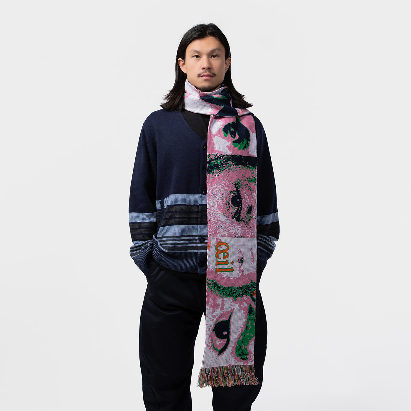 極美品　Montmartre New York Pink Oeil Scarf 極美品 Montmartre New York Pink Oeil Scarf - メルカリ