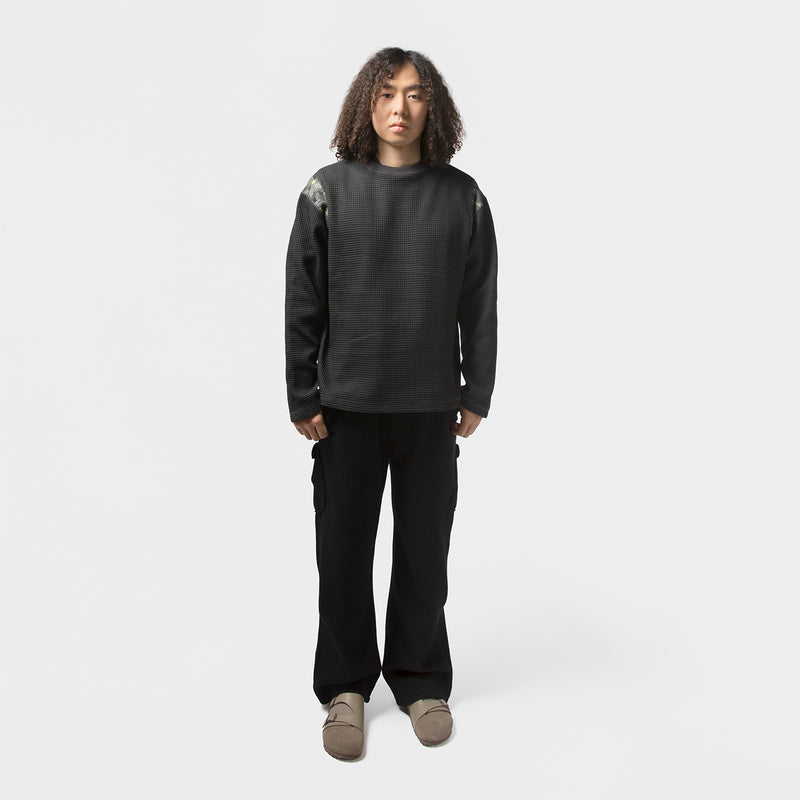 FAF（フェイク アス フラワーズ）/ TOPS（トップス）/ Thermal Reversible LS Pullover商品 / Black
