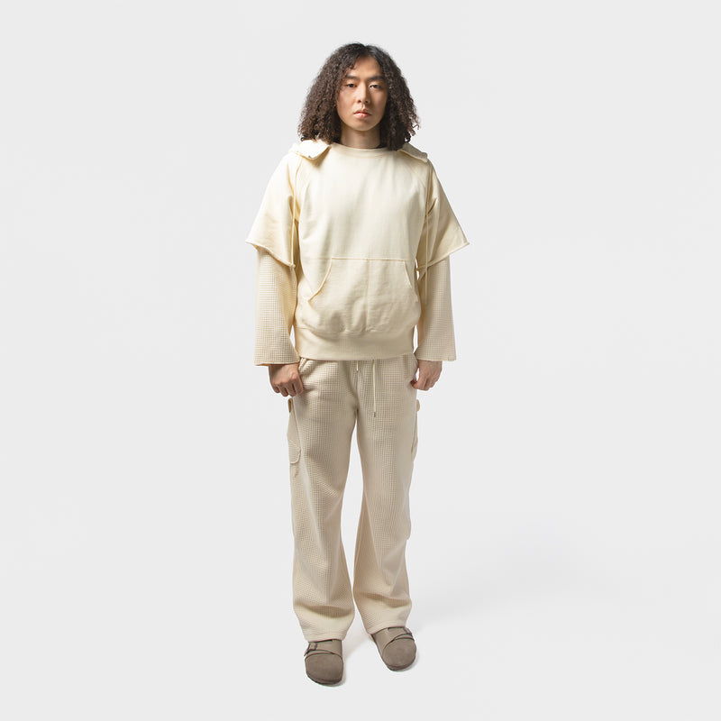 FAF（フェイク アス フラワーズ）/ TOPS（トップス）/ Double Sleeve Hoodie商品 / Ecru