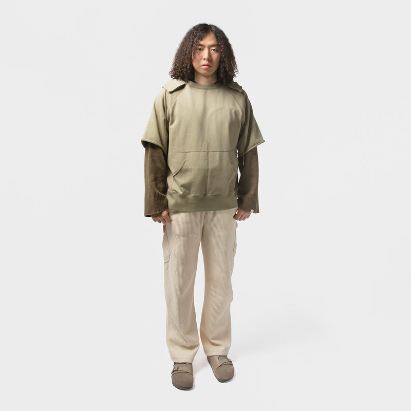 FAF（フェイク アス フラワーズ）/ TOPS（トップス）/ Double Sleeve Hoodie商品 / Ecru