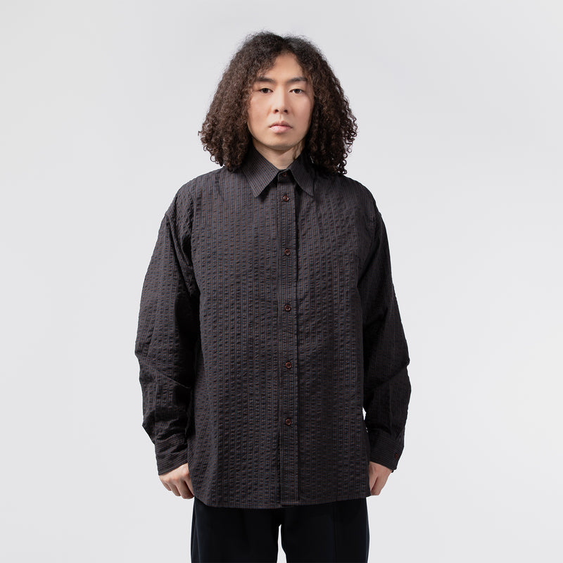 sage NATION（セイジネーション）/ TOPS（トップス）/ CHISHOLM SHIRT COTTON商品 / NAVY / BROWN CHECK