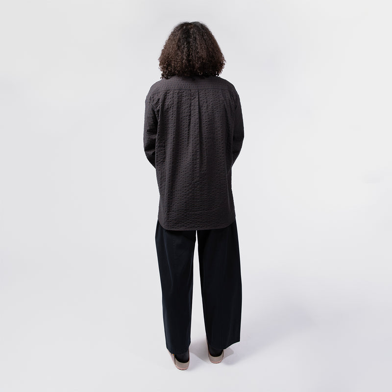 sage NATION（セイジネーション）/ TOPS（トップス）/ CHISHOLM SHIRT COTTON商品 / NAVY / BROWN CHECK