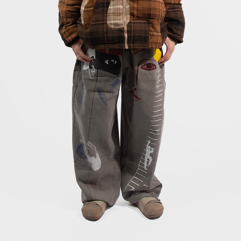 KidSuper（キッドスーパー）/ BOTTOMS（ボトムス）/ From a place ive never been pants商品 / Grey