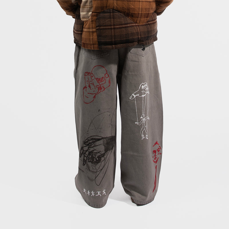 KidSuper（キッドスーパー）/ BOTTOMS（ボトムス）/ From a place ive never been pants商品 / Grey