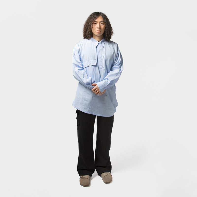 Marvine Pontiak Shirt Makers（マービンポンティアックシャツメーカーズ）/ TOPS（トップス）/ Twist P/O SH商品 / Skyblue