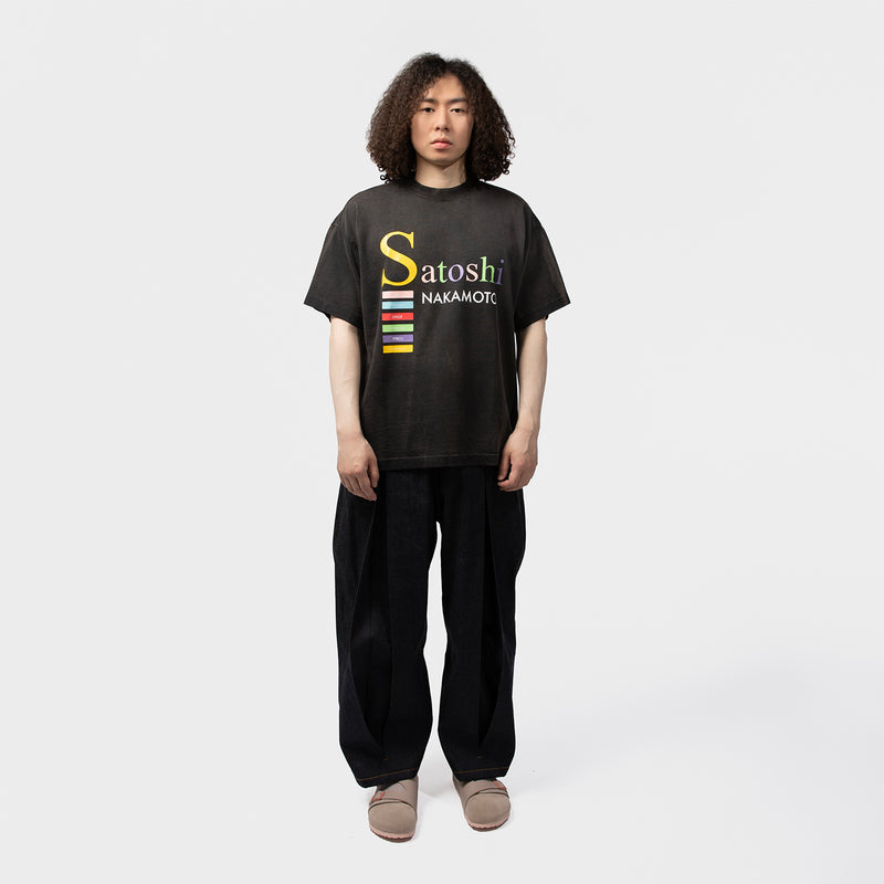 SATOSHI NAKAMOTO（サトシ ナカモト）/ TOPS（トップス）/ Best Code Tee商品 / Washed Black