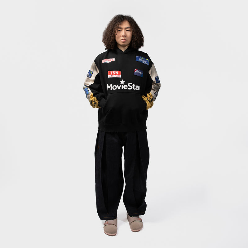 SATOSHI NAKAMOTO（サトシ ナカモト）/ TOPS（トップス）/ Movie Star Hoodie商品 / Black