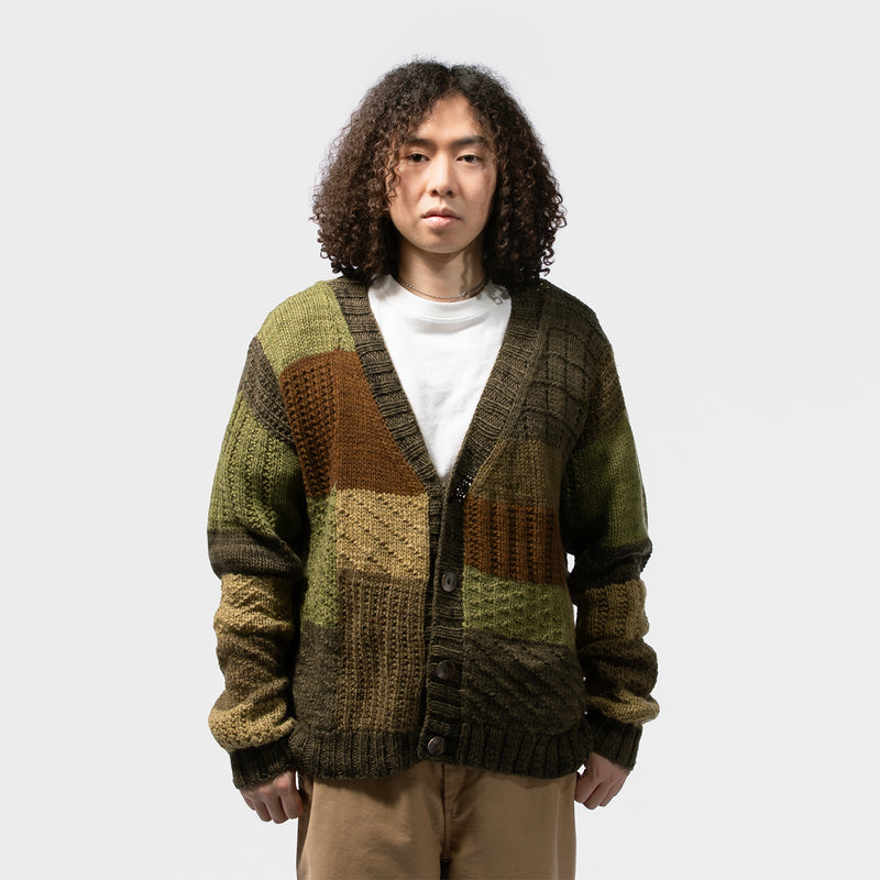 Kartik Research（）/ TOPS（トップス）/ Patchwork Cardigan商品 / Naturally Dyed