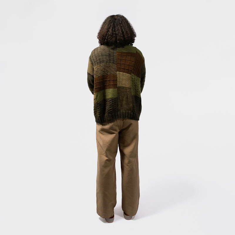 Kartik Research（）/ TOPS（トップス）/ Patchwork Cardigan商品 / Naturally Dyed