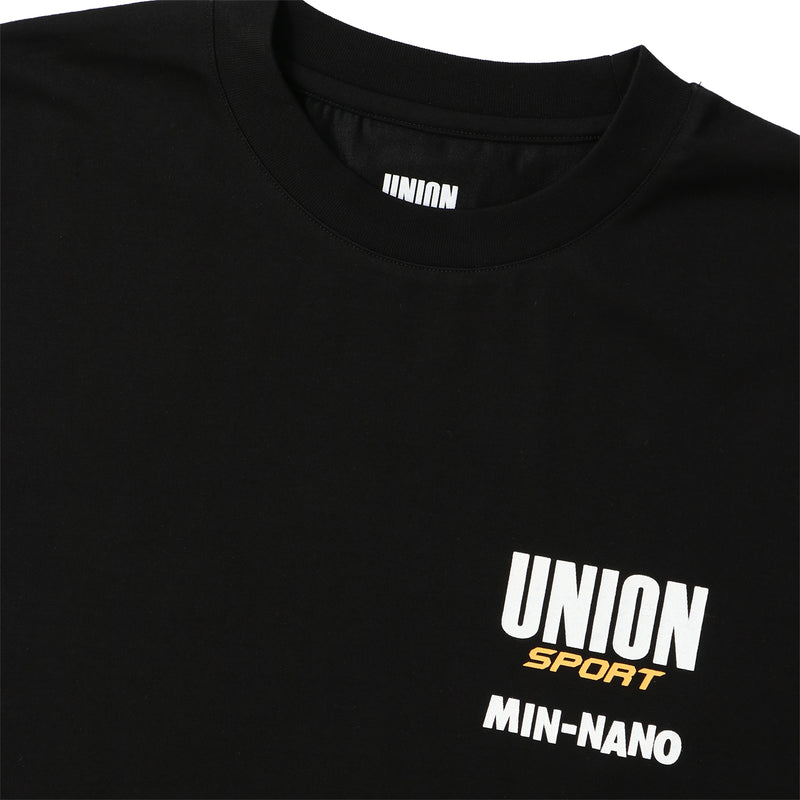 UNION ORIGINAL（ユニオンオリジナル）/ TOPS（トップス）/ MIN-NANO RUNNING MAN TEE商品 / BLACK