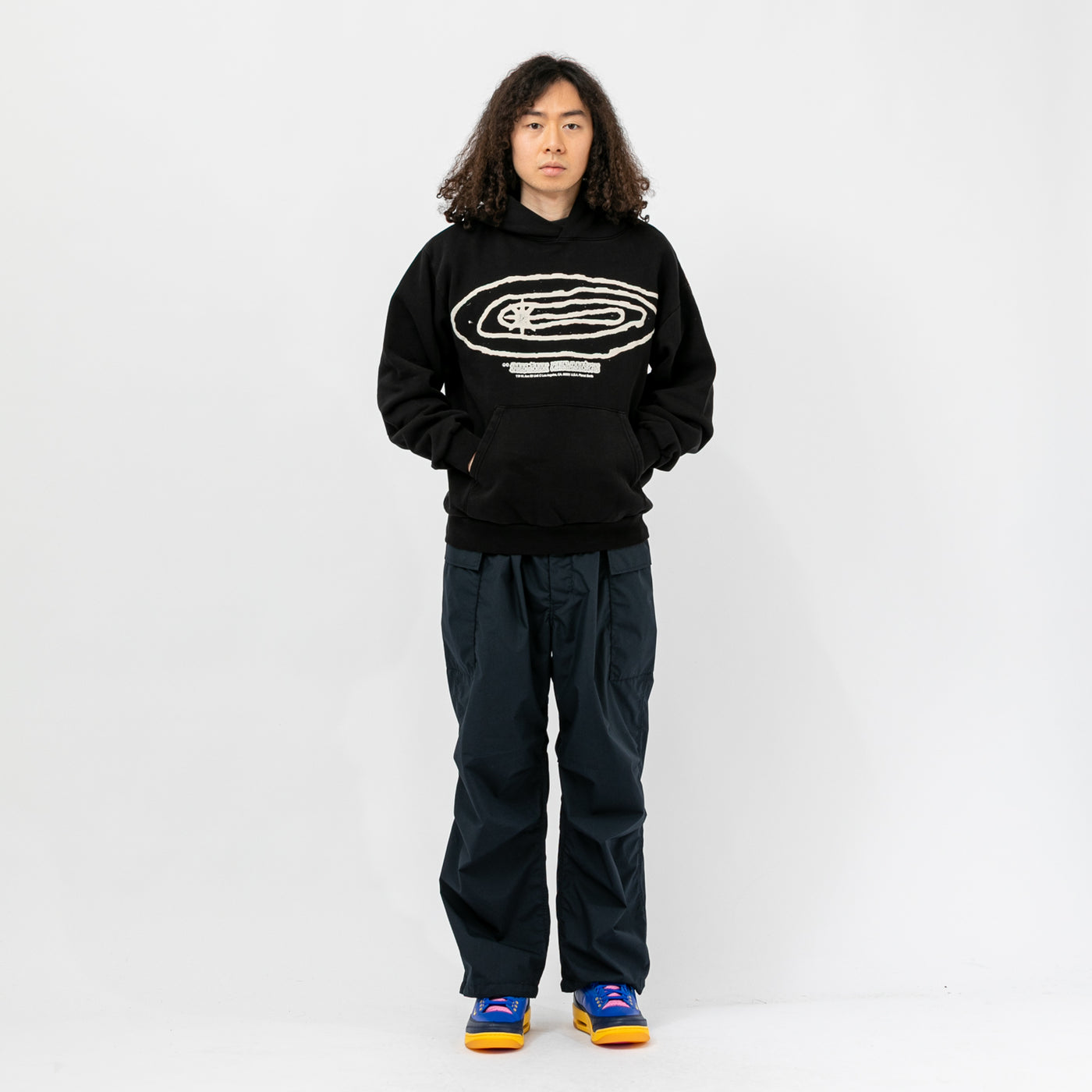 SHOOTING STAR BLACK HOODIE｜ONLINE CERAMICS｜TOPS（トップス