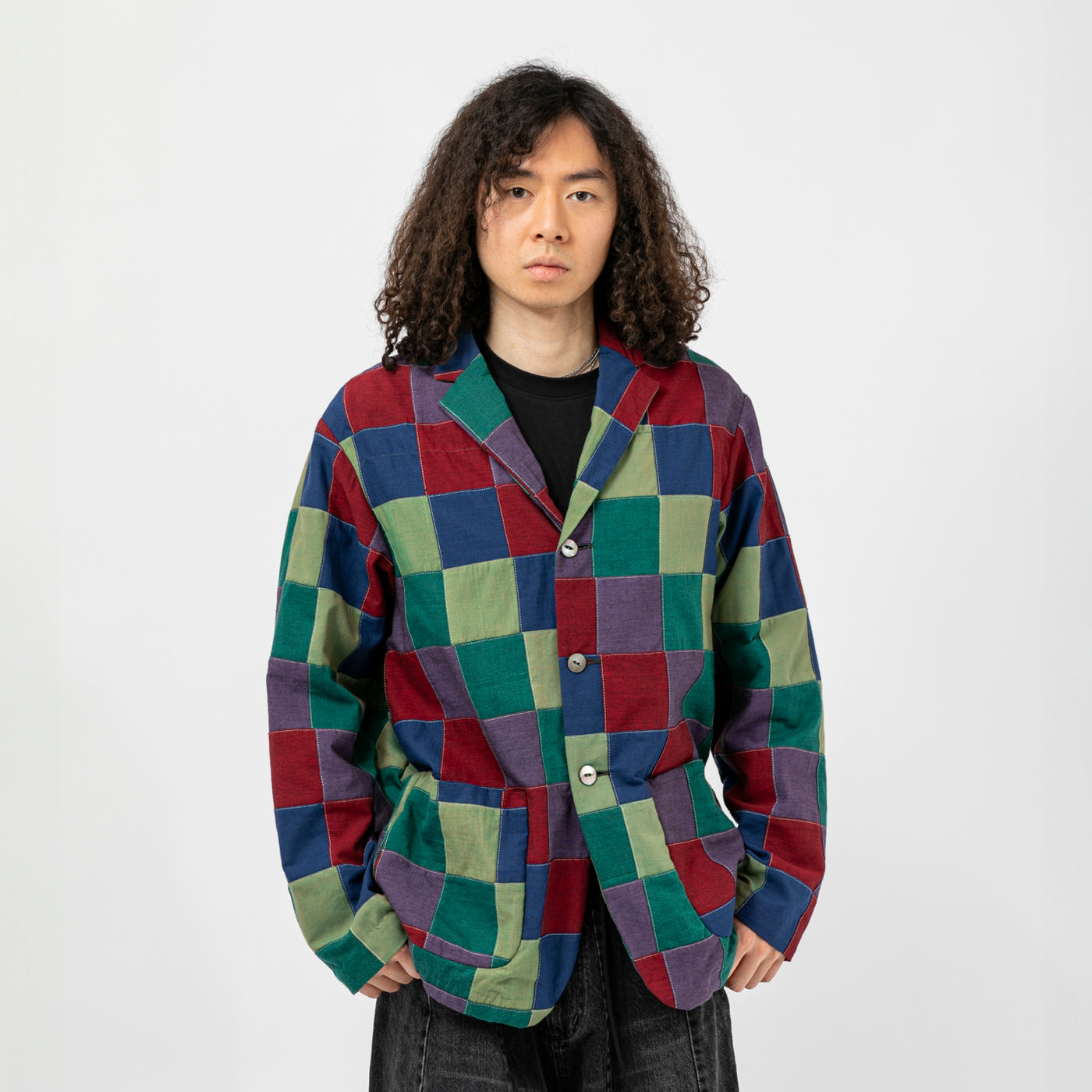 ニードルス3B JACKET Cotton Oxford Patchwork 3B JACKET - COTTON OXFORD PATCHWORK｜NEEDLES｜OUTER（アウター