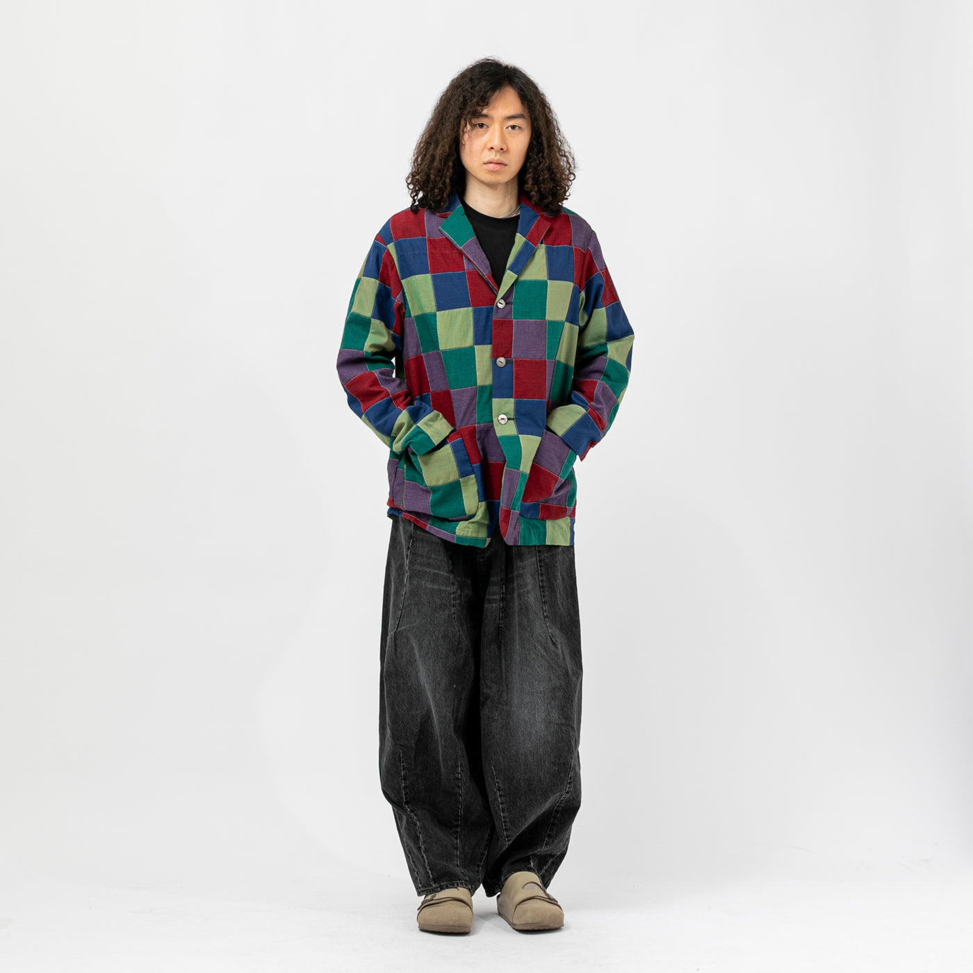 3B JACKET - COTTON OXFORD PATCHWORK｜NEEDLES｜OUTER（アウター