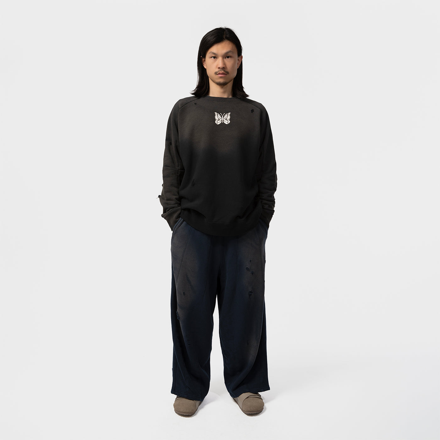トップス needles DECONSTRUCTED SWEAT SHIRT｜NEEDLES｜TOPS（トップス）｜【公式通販