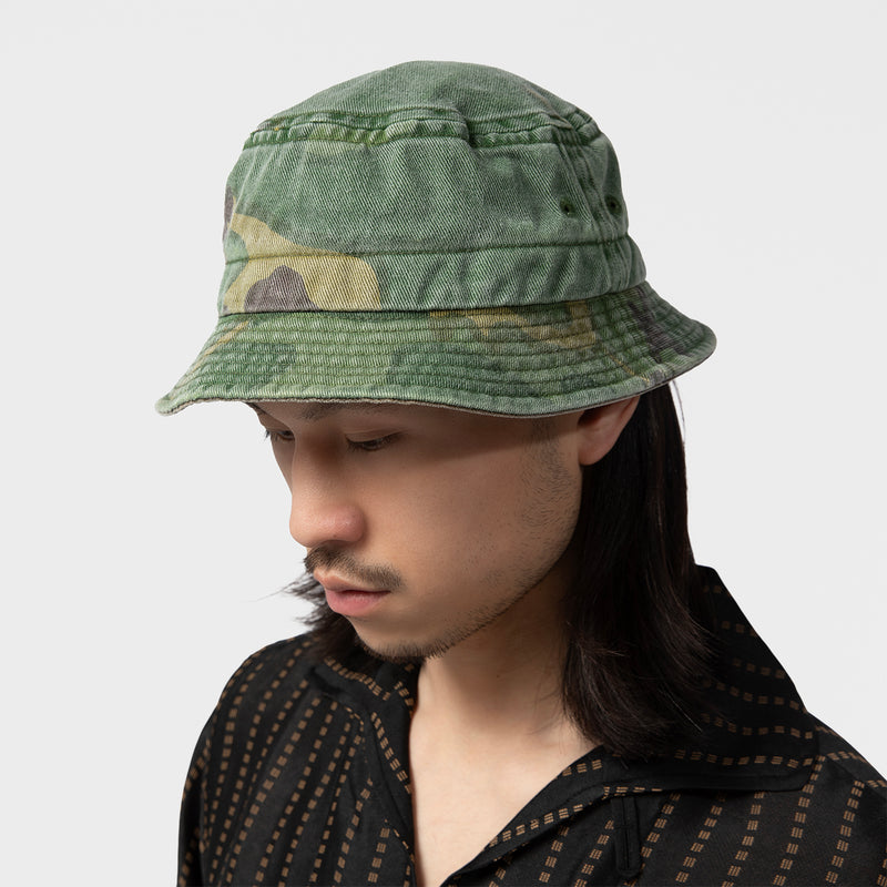REVERSIBLE BUCKET HAT - CAMO TWILL｜NEEDLES｜ACCESSORIES