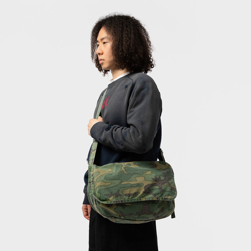 REVERSIBLE NEWSPAPERBAG-CAMO TWILL｜NEEDLES｜ACCESSORIES