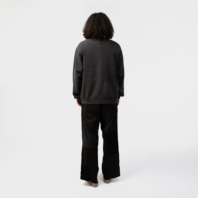 FIELD PATCHWORKED CREWNECK SWEATSHIRT｜THE NORTH FACE PURPLE LABEL