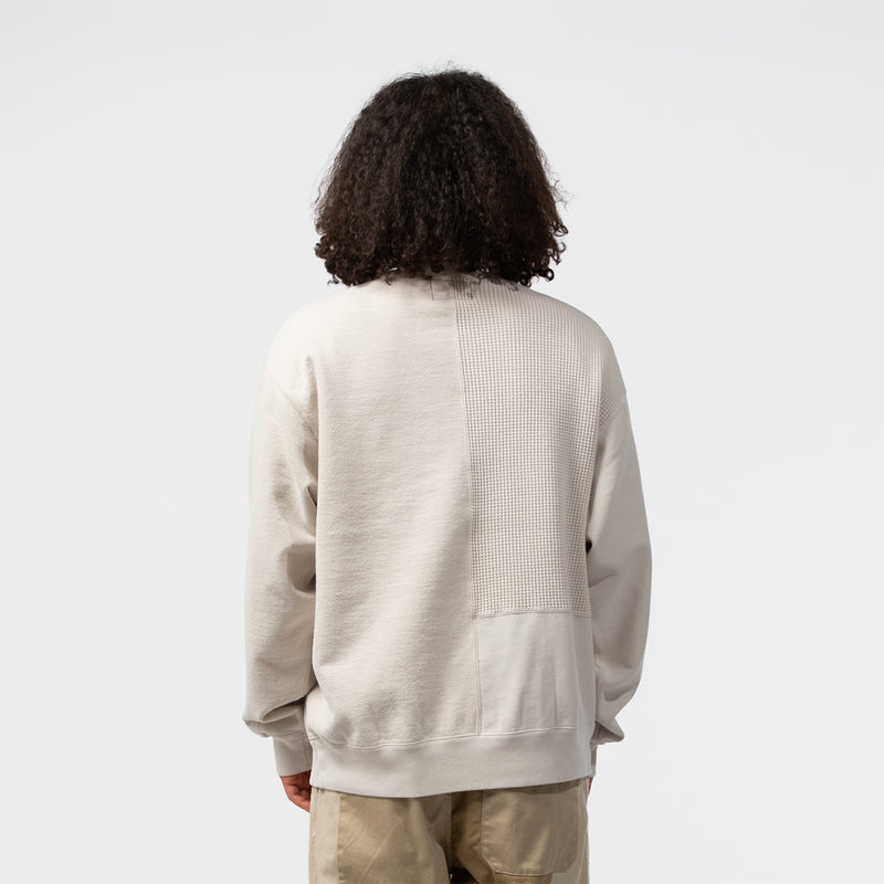 FIELD PATCHWORKED CREWNECK SWEATSHIRT｜THE NORTH FACE PURPLE LABEL