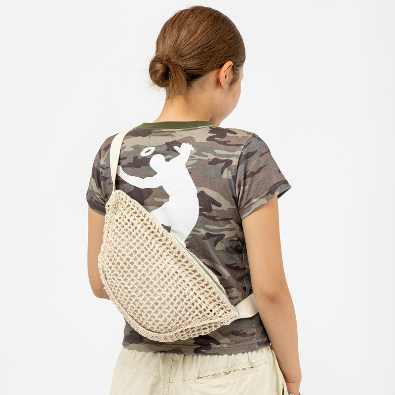 MESH SHOULDER BAG-MEDIUM｜MACMAHON KNITTING MILLS｜ACCESSORIES