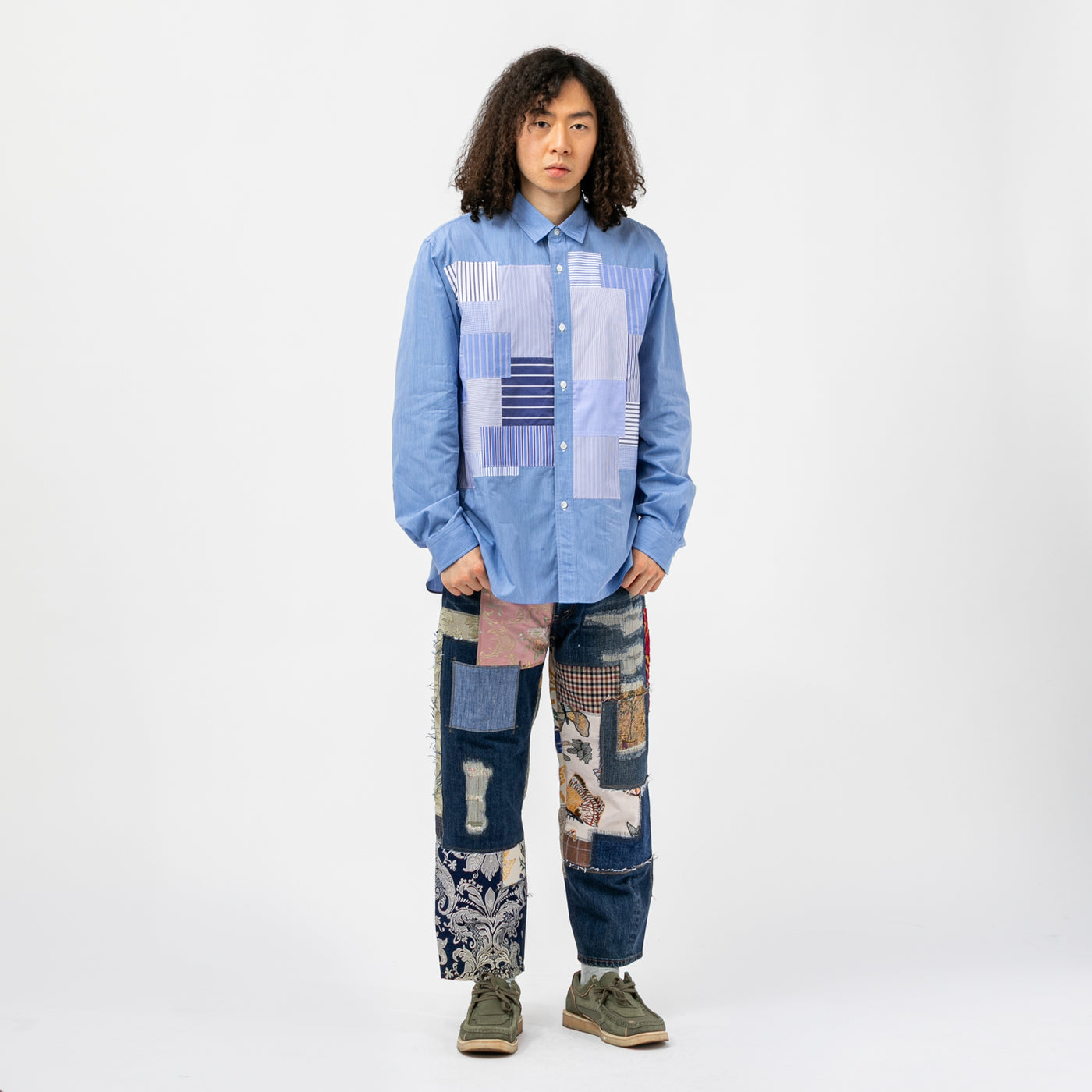 LS PATCH WORK SHIRT｜JUNYA WATANABE MAN｜TOPS（トップス）｜【公式