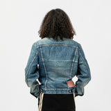Brenda Blanket Denim Trucker Jacket