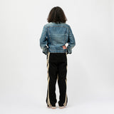 Brenda Blanket Denim Trucker Jacket