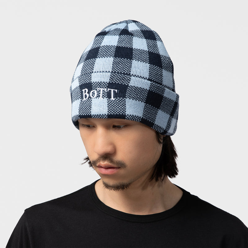 GINGHAM CHECK BEANIE｜BOTT｜ACCESSORIES（アクセサリー）｜【公式