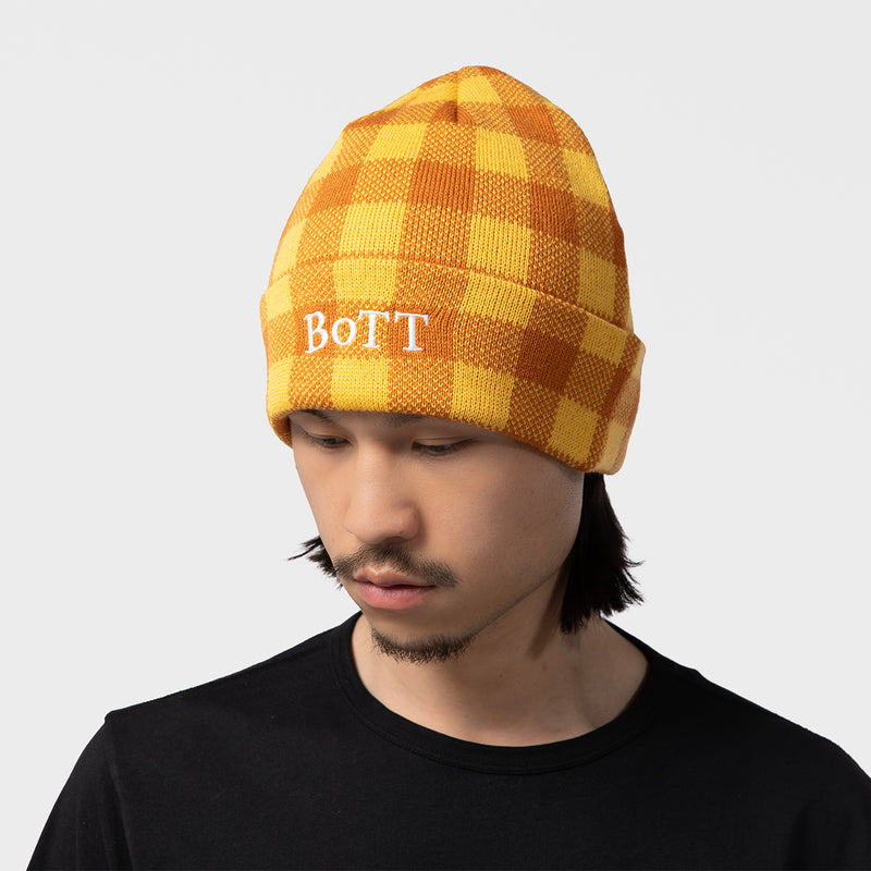 GINGHAM CHECK BEANIE｜BOTT｜ACCESSORIES（アクセサリー）｜【公式