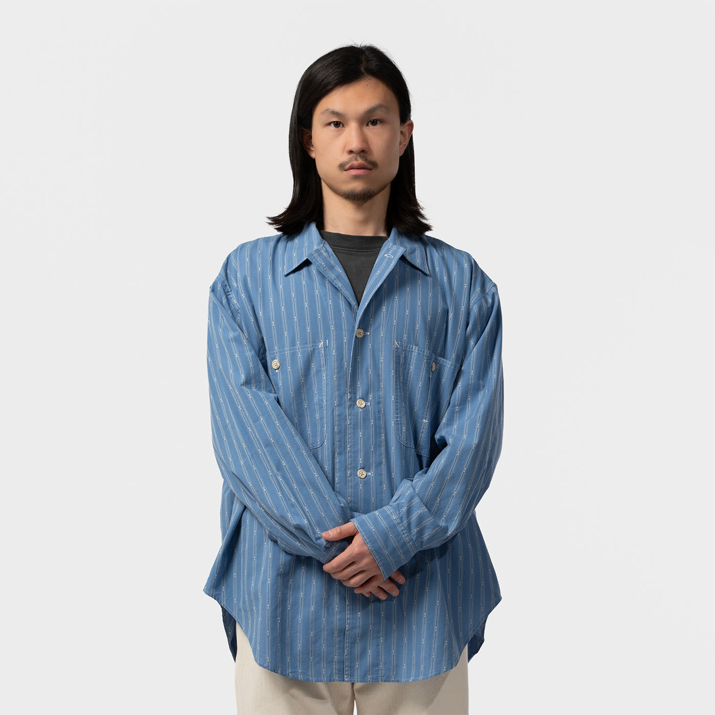 美品 Marvine Pontiak shirt makers カバーオール 202611193010100461_L_BLUE_1_m_