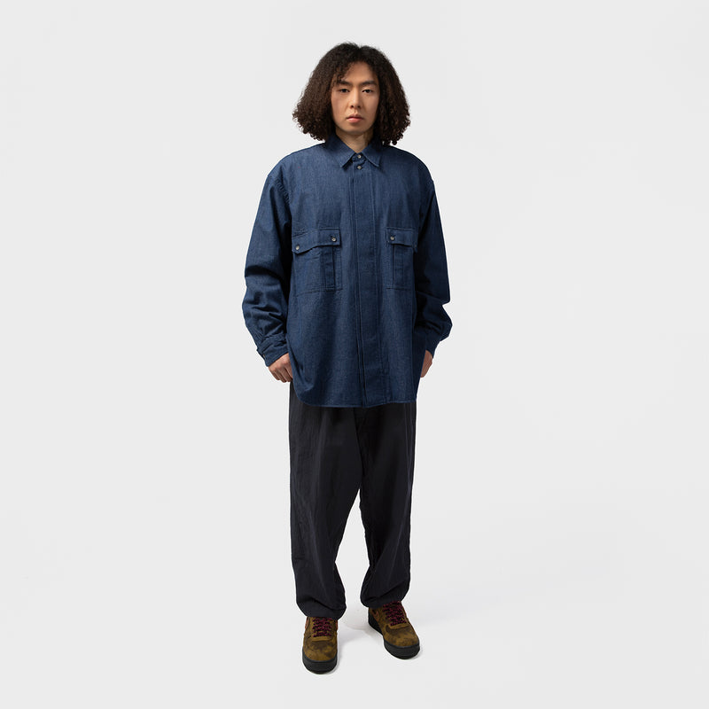 Marvine Pontiak Shirts Makers ネイビーベロアパンツ PAJAMA PANTS 2｜MARVINE PONTIAK SHIRT MAKERS｜BOTTOMS（ボトムス