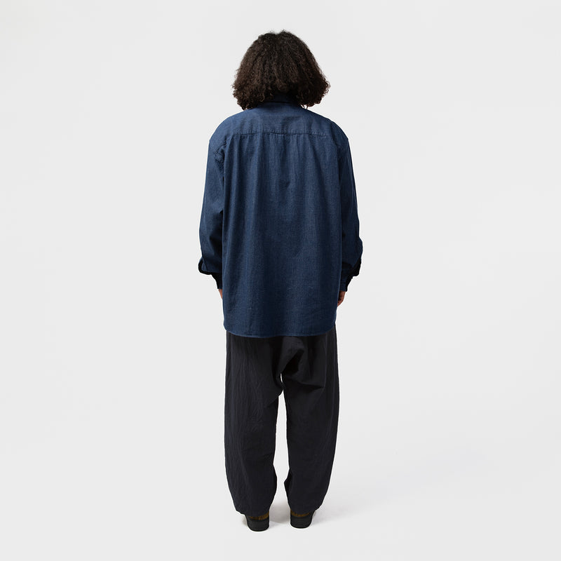 Marvine Pontiak Shirts Makers ネイビーベロアパンツ PAJAMA PANTS 2｜MARVINE PONTIAK SHIRT MAKERS｜BOTTOMS（ボトムス