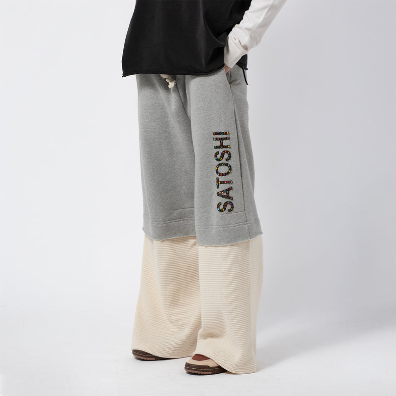 DOUBLE LAYER STUDDED SWEATPANT｜SATOSHI NAKAMOTO｜BOTTOMS