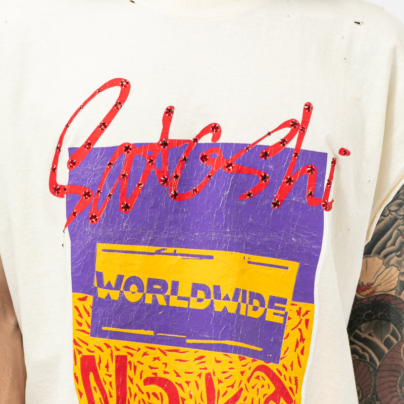 WORLDWIDE CUT OFF TEE｜SATOSHI NAKAMOTO｜TOPS（トップス）｜【公式