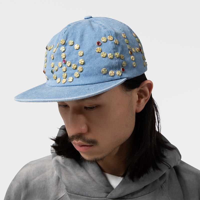 STUDDED WRAP AROUND HAT｜SATOSHI NAKAMOTO｜ACCESSORIES