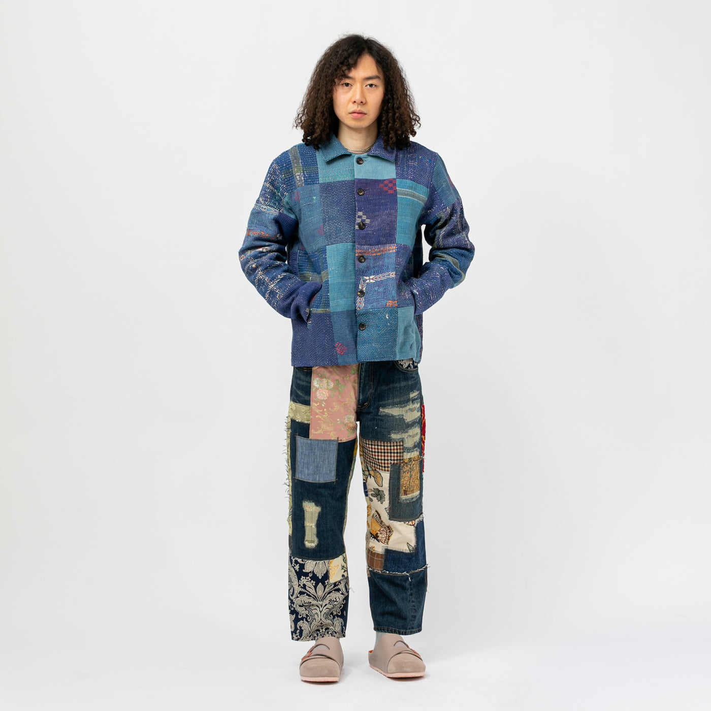 VINTAGE KANTHA PATCHWORK JACKET｜KARTIK RESEARCH｜OUTER（アウター