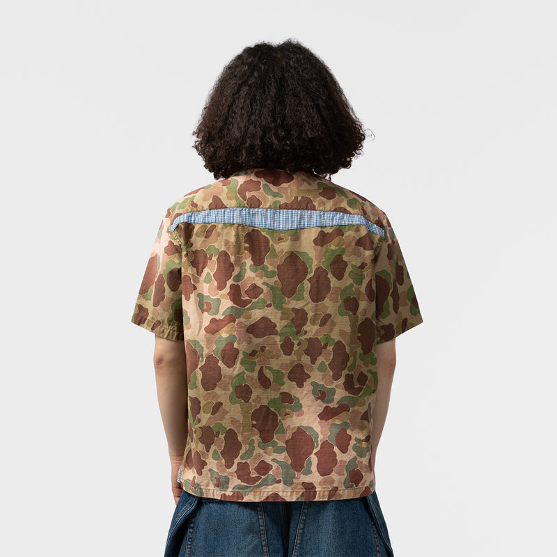 PATCHWORKED CAMO SHIRT｜KHOKI｜TOPS（トップス）｜【公式通販 UNION 
